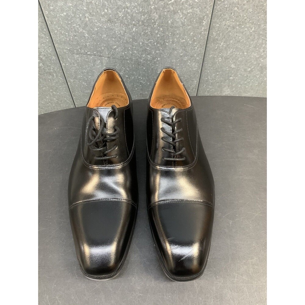 Florsheim Mens Black Leather Cap Toe Oxford Dress Shoes SZ 14D 11528-001
